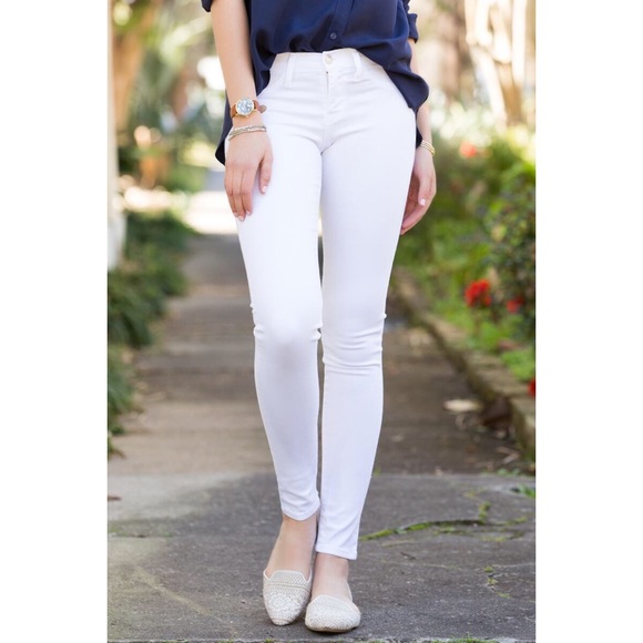 flying monkey white skinny jeans
